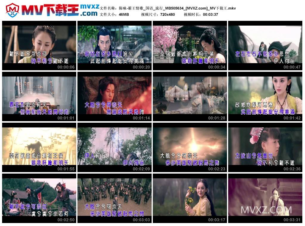 陈咏-霸王情歌_国语_流行_MB505634